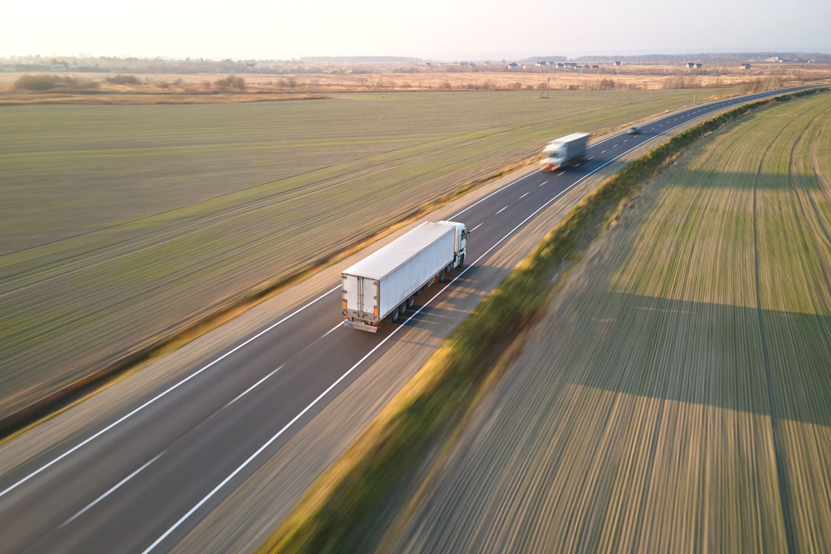 transporte das mercadorias